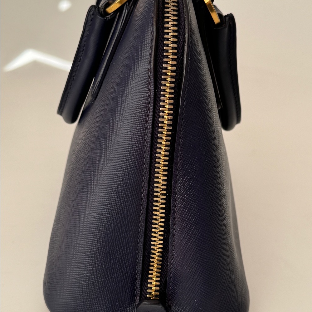 Prada Purple Saffiano Lux Leather Small Promenade Crossbody Bag - Picture 6 of 16